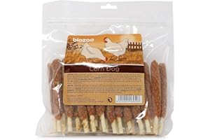 BIOZOO Biazoo Perrito Empanado 500 grs Snacks para Perros Apto para Todas Las Razas y tamaños. Snack Altamente digerible y con Alto Contenido en proteína.