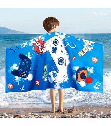CustonCares Serviette De Plage Football Monaco - Compacte, Séchage Rapide, Ne Rétrécit Pas - 78,7 X 139,7 Cm