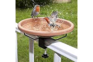 NEVYTOL Bebedero para Pájaros Jardinr, Ligero y Desmontable Bebedero Pajaros Exterior Adecuado para la Decoración de Exteriores, Jardines y Terrazas