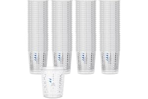 BenBow Professional Tazza di misurazione 100x 680 ml - Gradazioni multiple - Tazza di misurazione della vernice Tazza di misurazione della vernice Tazza di miscelazione monouso