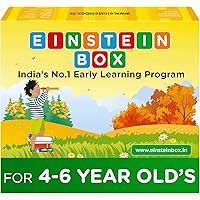 Einstein Box for 4, 5 and 6 Year Old Baby Boys and Girls, Learning and Educational Gift Pack of Toys, Games and Books (Multicolor)