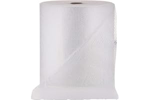 TPZ The Packaging Zone | Large Roll of Premium Polythene Bubble Wrap | Small Bubble Protective Wrap | Air Bubble Packaging for Moving Delicate Items & Package Storage Boxes (Clear, 500 x 100m)
