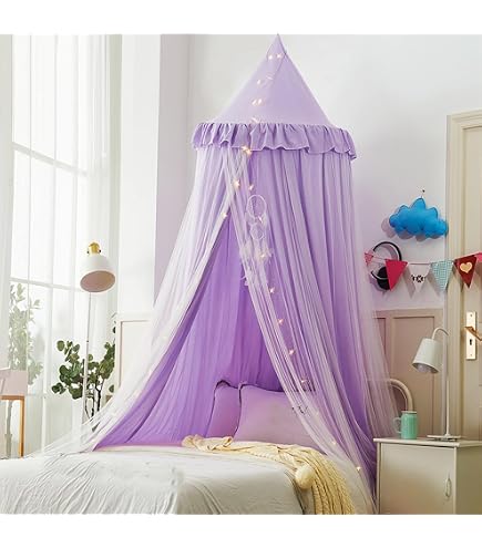 Baldacchino Per Letto Con Zanzariera - Tenda A Cupola Per Bambini E Cameretta - Foto 4