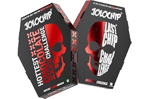JOLOCHIP Deadly Combo – Includes JOLOCHIP - Last Chip Challenge & JOLOCHIP - Hottest Chocolate Challenge (10g) – Extreme Heat Snack Pack for Spice Lovers