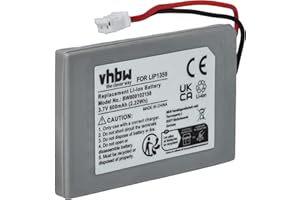 vhbw 1x batteria compatibile con Sony Playstation3 PS3 DualShock 3 WiFi Controller gamepad, controller (600mAh, 3,7V, Li-Ion)