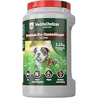 Bio Rasendünger mit 3 Monaten Langzeitwirkung hohem Stickstoffgehalt 100% veganen Inhaltsstoffen ideal für Frühjahr…