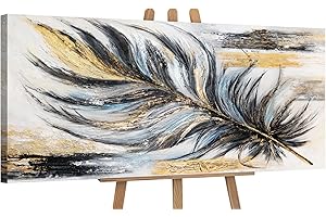 YS-Art Belle immagini acriliche dipinte su tela dipinta a mano delle astrazioni murali soggiorno ufficio moderno arredamento casa galleria immagine pittura grande 115x50 cm