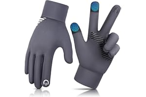 OOPOR Gants de cyclisme pour enfants - Gants tactiles - Gants d'hiver - Gants de sport d'hiver pour enfants - Gants thermiques pour enfants - Gants chauds et coupe-vent - Pour conduite en extérieur de 4 à