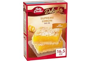 Betty Crocker Delights Supreme - Mezcla de barras de limón, 16.5 onzas.