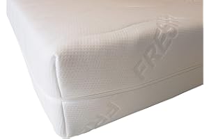 MEINEMATRATZE24 Unknown Fresh+ Mattress Cover, Double Cloth Jersey, Allergy Friendly, Removable and Washable, with 4-Sided Zip, Mattress Protector, Replacement Cover (160 x 200 cm, Core Height 13-16 cm)