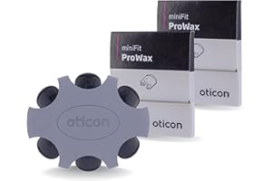 Otto Tech Genuine Oticon Minifit ProWax Filter Wax Guards, OEM s for Oticon Hearing Aids Supplies, Genuine OEM Denmark Oticon Branded Accessories for Optimal Performance (2 Packs/Total 12