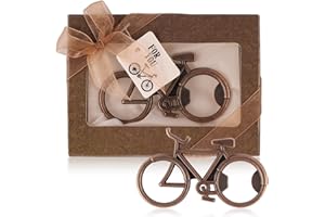 OCCOUMR Rowerowy otwieracz do butelek, otwieracz do butelek ze stali nierdzewnej, otwieracz do piwa rowerowego, korkociąg, prezent dla niego, męża, przyjaciela, ojca, dziadka