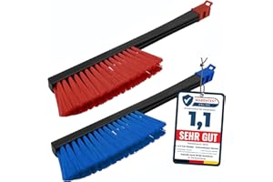 L & P CAR DESIGN [ 2 Stück ] - Schneebesen Auto Besen Winter Murska Auto Schneebürste lang Winter Schneefeger Auto Besen Schnee Bürste Feger Auto Besen Winter orig. Finnland TOP Qualität (2x L&P A059 Farbe zufällig)