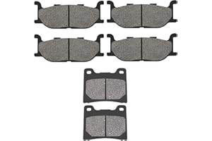 OUYI Las pastillas de freno delanteras y traseras de motocicleta son compatibles con Yamaha XV 1100 Virago 1999/XVS 1100 Dragstar 1999-2004/XVS1100 A Classic 2000-2007/XVS 1100 Drag Star/Classic 1999-2006