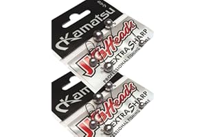 Micro Jig Heads size 6 1-5g Fishing LRF Ultra Light Soft Lure Drop Shot Set (04. 10pcs size 6-2g Micro Jig Heads Kamatsu)