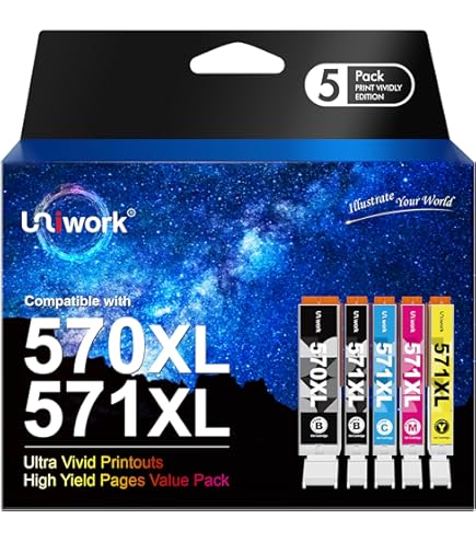 Alphaink 5 Cartucce D'inchiostro Nere Compatibili Con CANON PGI - Foto 2