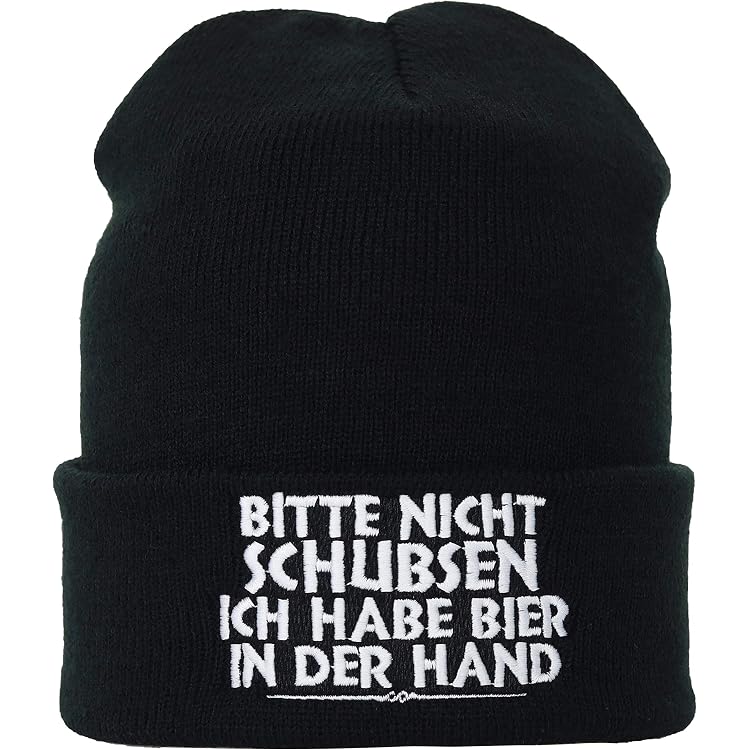 Beanie Strickmütze Mit Spruch | Ja Schatz | Farbwahl | Unisex SoftTouch