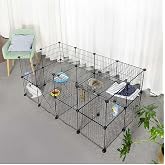 36 Panel Evcil K&uuml;&ccedil;&uuml;k Hayvan Kedi K&ouml;pek Kuş Evi Kafesi Oyun Parkı Portatif Taşınabilir Metal Tel