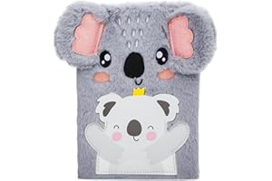 Exerz Koala Taccuino A5 con una tasca extra/portapenne - Giornale, Diario Bloc notes Ufficio/scuola/regalo alla moda, comodo da trasportare -160 pagine.