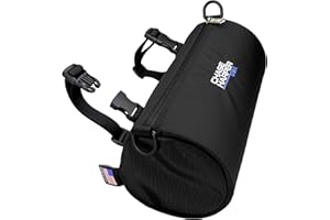 Chase Harper USA Ruckus Barrel Bag - Highly Durable Industrial Grade Ballistic Nylon Exterior with Strong Thermoplastic Insert 105000BLK