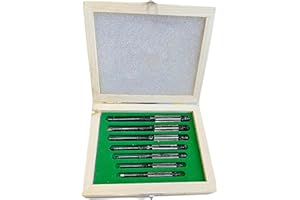 Rahish Tools Adjustable Hand Reamer Tool HV to H3 Sizes - 1/4" to 15/32” Reaming Tool for Precise Hole Finishing with Carbon Steel Blades - Hand Tools Reamers for Metal & Wood - 6.35mm - 11.90mm