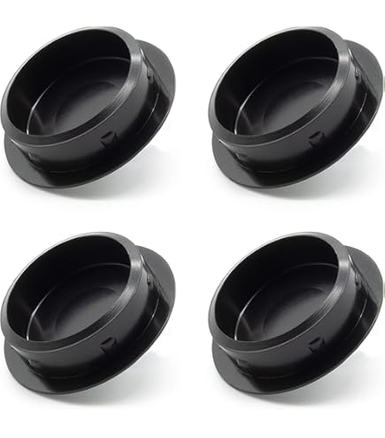 Enkotrade 4 stuks lamellenstoppen rond 37 mm, buisdoppen, buisafdekking van hoogwaardig polyethyleen kunststof, stop, einddoppen, doppen Enkotrade 4 stuks lamellenstoppen rond 37 mm, buisdoppen, buisafdekking van hoogwaardig polyethyleen kunststof, stop, einddoppen, doppen