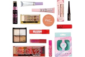 Technic Mega Trends 14 Piece Gift Set - Full Size Cosmetic Gift Box - Products for Eyes, Cheeks, Face & Lips - Perfect for Makeup Enthusiasts - Vegan & Cruelty Free