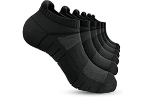 FR FABRIZA COMFORT LEGACY Fabriza Breathable Trainer Socks for Men Women - Soft & Comfortable Running Socks, Anti-Blister Cotton Sports Socks, Ankle Socks for Daily Wear (6 Pairs)