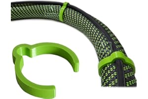 Vestigia® - Clips de Câble et Tuyau Compatibles avec Festool CT CTL Mini/Midi Makita Bosch Aspirateur de Poussière Tuyau 33/35mm ID27 Clips de Fil Lisse Antistatique Aspiration (ID27, Vert)