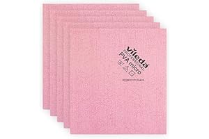 VILEDA PROFESSIONAL Vileda Micro Paño de limpieza, rosa, rojo, 5 piezas
