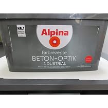 Produktbild von Alpina Wandfarbe - SET - Farbrezepte STURM-OPTIK 1 Liter + Bürste