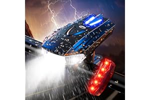 FAHEFANA LED Fahrradlicht Set, StVZO Fahrrad Licht für Nachtfahrten, Alulegierung Fahrrad Vorne und Rücklicht, Fahrradlicht USB Aufladbar IPX6 Fahrradbeleuchtung MTB Fahrradlampe Kinderfahrrad