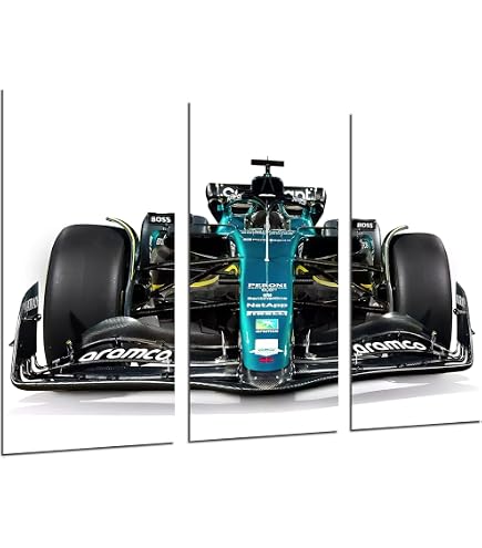 Tableau Ferrari F1 SF-23 2023 - Sainz Leclerc - 97x62cm - Décoration Murale