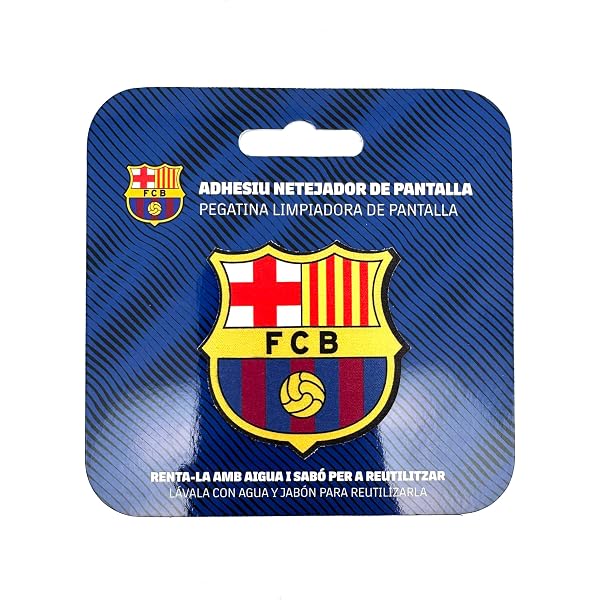 Stickers FC Barcelone – 10x10 Cm, Relief Bouclier, Produit Officiel, Idéal Pour Cadeau Enfant