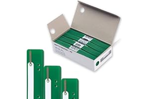 ‎ELBA Elba Heftstreifen aus Kunststoff, 150x35mm, grün, 100 Stück