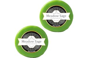 InterCheese | 2x Meadow Sage Derby Cheese Truckles Marbled with Sage (200g)