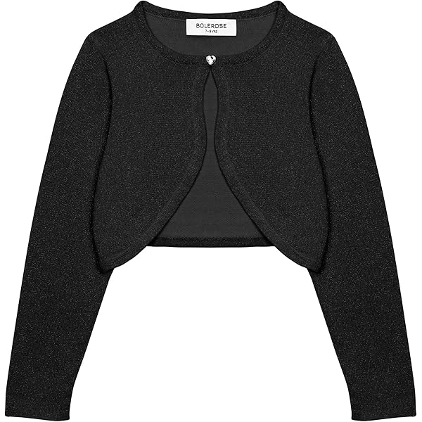 Aazon.co: BOLEROSE Bolero de anga 3/4 para niñas