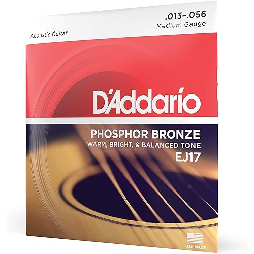 D\'Addario EJ17 Acoustic 13-56 Medium Guitar Strings