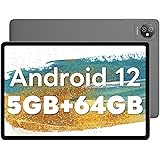 Blackview Tablet Android 12, Tab7 WiFi Tablet 10 Zoll, 5GB RAM 64GB ROM (1TB TF erweitern) 6580mAh Akku, 5MP+2MP Kamera, 1280