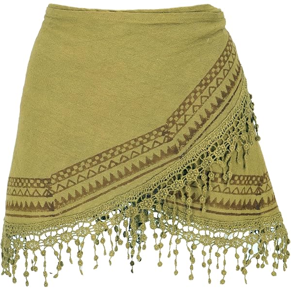 Gonna Corta In Garza Di Cotone - Blu - Foto 10