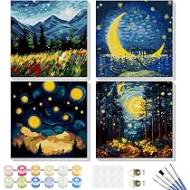 Pittura Con I Numeri Per Adulti – Colibrì Su Tela 40,6 Cm, Kit Completo Per Principianti Con Colori Acrilici E Pennelli - 4