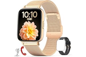 Nemheng Smart Watch for Women Men, Bluetooth Smartwatch Answer Make Call Fitness Tracker with 1.69" Full Touch Screen Heart Rate Sleep Monitor Blood Pressure Waterproof Fitness Watch for IOS Android