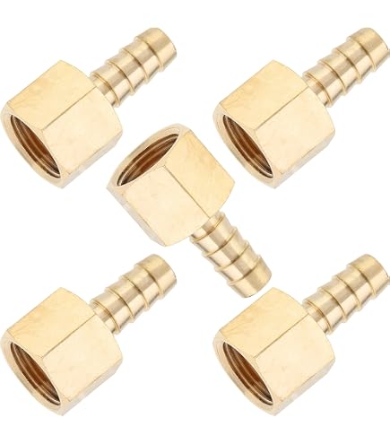 Lot De 5 Bouchons De Tuyau 1/4 Pouce Femelle BSPP Acier Inoxydable 316 - LTWFITTING