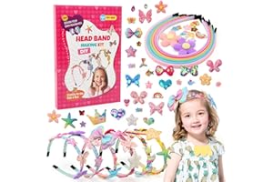 Ballery Headbands Making Kit for Girls, Girls Hair Accessories Making Set, Hair Accessories for Girls, Arts and Crafts for Girls Gifts for Girls Toy 6 7 8 9 10 11 12 Years Old