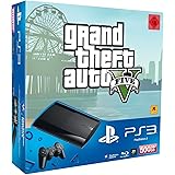 PlayStation 3 - Konsole Super Slim 500 GB (inkl. DualShock 3 Wireless Controller + GTA V)