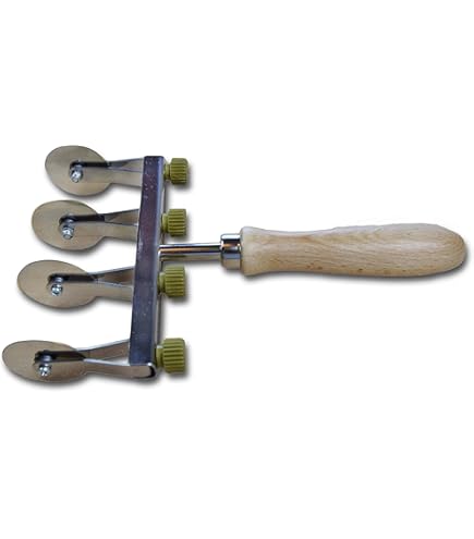 Lacor Tagliapasta Riccio Allungabile - 5 Ruote In Acciaio Inox Per Impasti - Foto 9