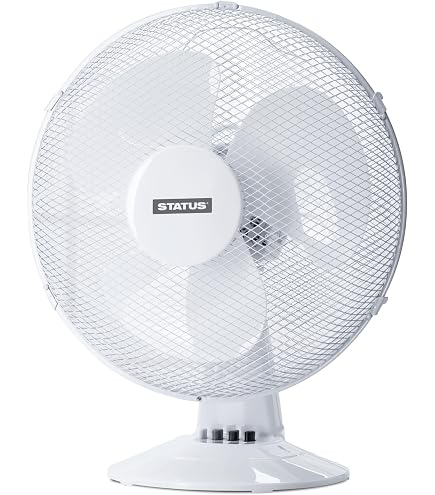 Ventilatore Portatile Igenix DF1610 – 16 Pollici, 40W, 3 Velocità, Oscillante, Inclinabile, Silenzioso, Con Griglia Di Sicurezza, Bianco