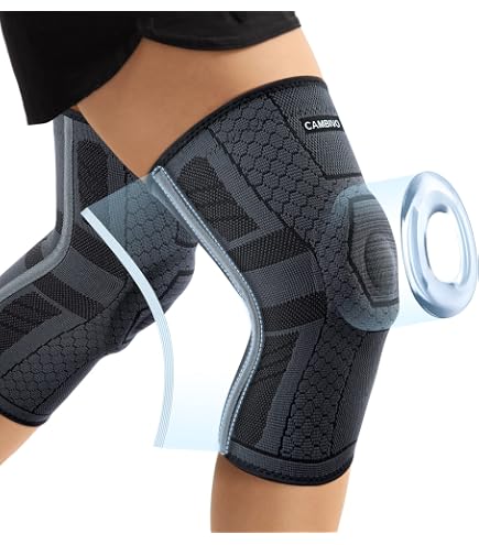 Genouillère Sport PHYSIOstrap® Epitact – Soulage Syndrome Rotulien, Tendinite, Arthrose – Fine, Légère, Maintien Optimal (Taille M)
