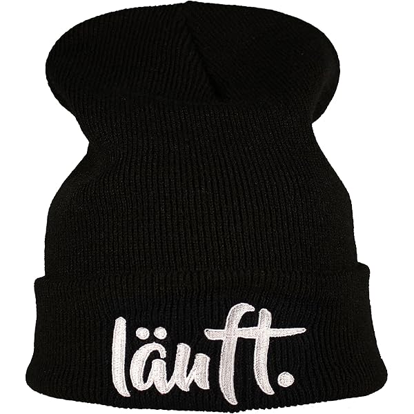 Outdoor Strickmütze Mit Hirsch-Lederpatch - Jägermütze Für Damen & Herren