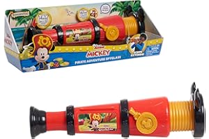 Disney Junior Mickey Mouse Adventure Spyglass With Sounds, Pirate Dress Up And Pretend Play, Officially Licensed Disney Kids Toys For Ages 3 Up